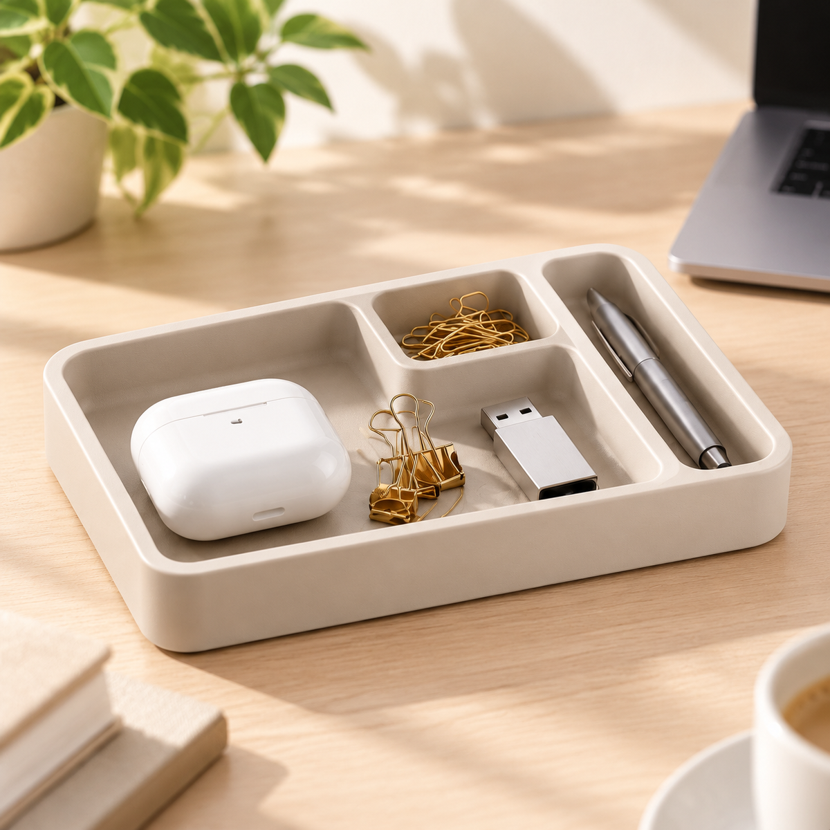 Willowcrestia® DeskFlow Mini Desktop Organizer Tray