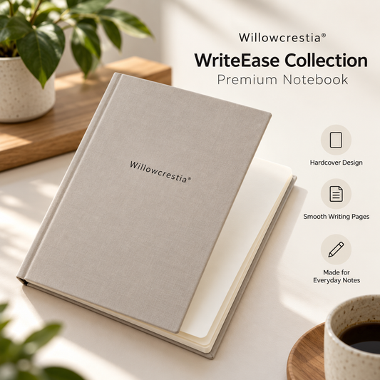 Willowcrestia® WriteEase Premium Notebook