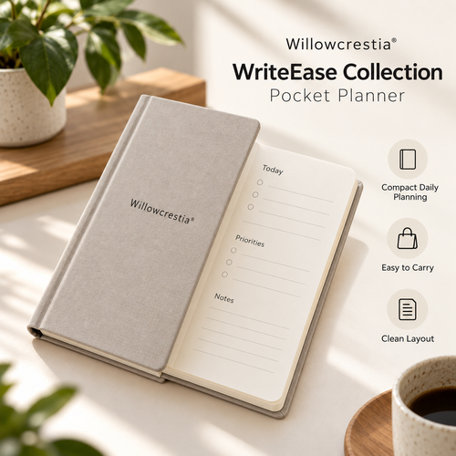 Willowcrestia® WriteEase Pocket Planner